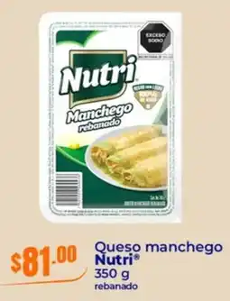 Tiendas Neto Nutri queso manchego rebanado oferta