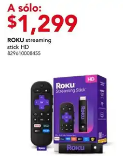 City Club Roku streaming stick HD oferta