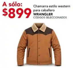 City Club Wrangler chamarras estilo western para caballero oferta