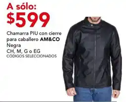 City Club AM&CO Chamarras PIU con cierre para caballero oferta