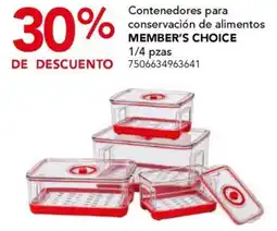 City Club Member's Choice Contenedores para conservación de alimentos oferta