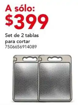 City Club Set de 2 tablas para cortar oferta