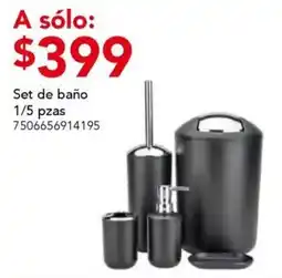 City Club Set de baño oferta
