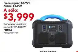 City Club Forza generador eléctrico portátil fpp-t300w oferta