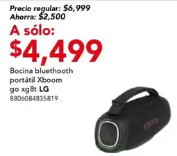 City Club Xboom go xg8t LG oferta