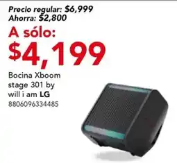 City Club will i am LG Bocina Xboom stage 301 oferta