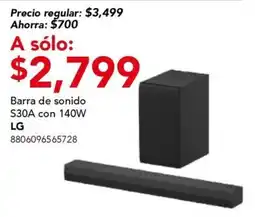 City Club LG Barra de sonido S30A oferta