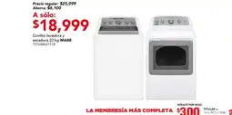 City Club MABE lavadora y secadora 22 kg oferta