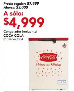 City Club Coca Cola Congelador horizontal oferta