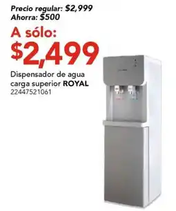 City Club royal dispensador de agua carga superior oferta