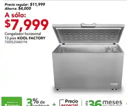 City Club Kool Factory Congelador horizontal oferta