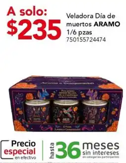 City Club Aramo Veladora Día de muertos oferta