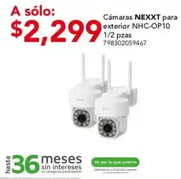 City Club NEXXT Cámaras para exterior oferta