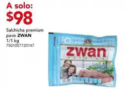 City Club zwan salchicha de pavo oferta