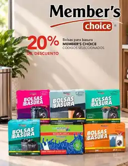 City Club Member's choice bolsas para basura oferta