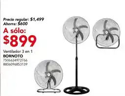City Club Bornoto Ventilador 3 en 1 oferta