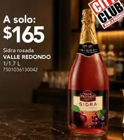 City Club Valle Redondo Sidra rosada oferta