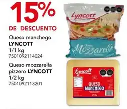 City Club Lyncott queso manchego oferta