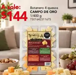 City Club Botanero 4 quesos Campo de Oro oferta
