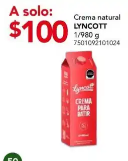 City Club Lyncott crema natural oferta