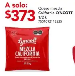 City Club Lyncott queso mezcla california oferta