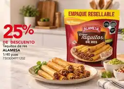 City Club Alamesa Taquitos de res oferta