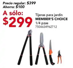 City Club Member's Choice Tijeras para jardín oferta