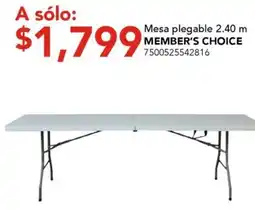 City Club Member's Choice Mesa plegable oferta