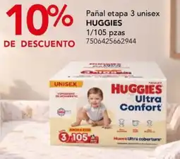City Club Huggies Pañal etapa 3 unisex oferta