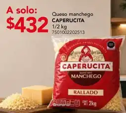 City Club Caperucita queso tipo manchego rallado oferta