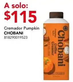 City Club Chobani Cremador Pumpkin oferta