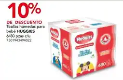 City Club Huggies toallas húmedas para bebé oferta
