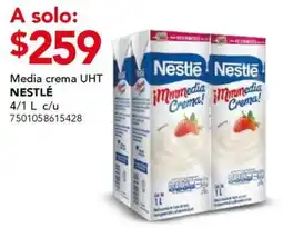 City Club Nestlé Media crema UHT oferta