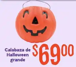 Soriana Mercado Calabaza de Halloween grande oferta