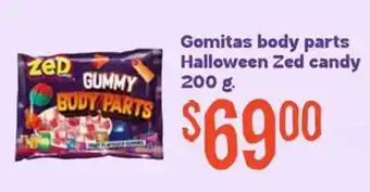 Zed gummy body parts