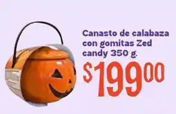 Soriana Mercado Canasto de calabaza con gomitas Zed candy oferta