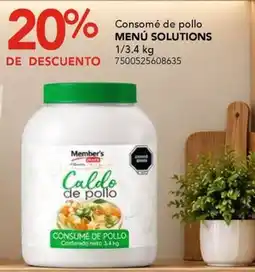 City Club Menu solutions consome de pollo oferta