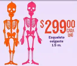 Soriana Mercado Esqueleto colgante oferta