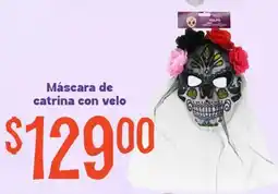 Soriana Mercado Máscara de catrina con velo oferta