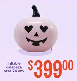 Soriana Mercado Inflable calabaza rosa oferta