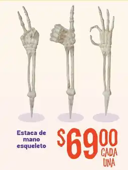 Soriana Mercado Estaca de mano esqueleto oferta