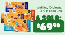 Soriana Mercado Fresh Waffles oferta