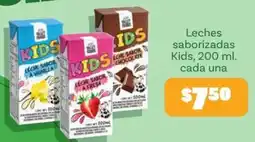 Soriana Mercado Leches saborizadas Kids oferta