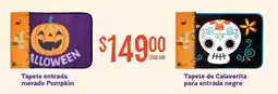 Soriana Mercado Tapete entrada morado Pumpkin oferta