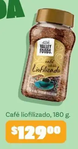 Soriana Mercado Valley Foods café liofilizado oferta