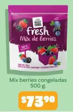 Soriana Mercado Valley Foods fresh Mix de Berries oferta