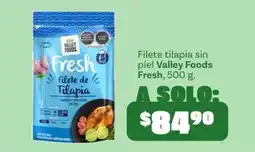 Soriana Mercado Valley Foods filete de Tilapia oferta