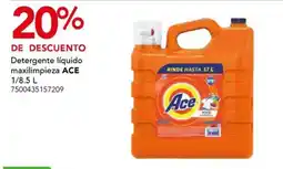 City Club Ace detergente liquido maxilimpieza oferta