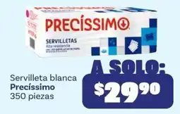 Soriana Mercado Precíssimo servilleta blanca oferta