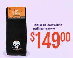 Soriana Mercado Toalla de calaverita pullman negro oferta